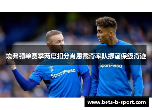 埃弗顿单赛季两度扣分肖恩戴奇率队提前保级奇迹