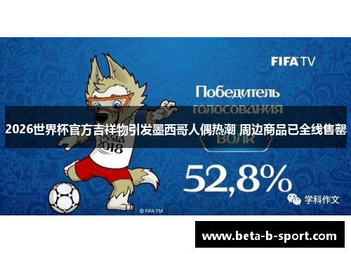 2026世界杯官方吉祥物引发墨西哥人偶热潮 周边商品已全线售罄